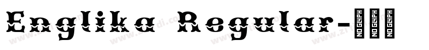 Englika Regular字体转换